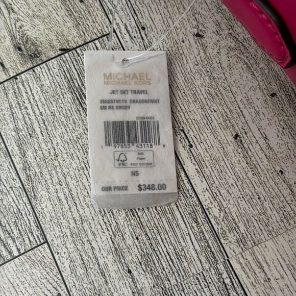 Michael Kors Jet Set Signature Logo Messenger Bag NWT - Picture 13 of 13